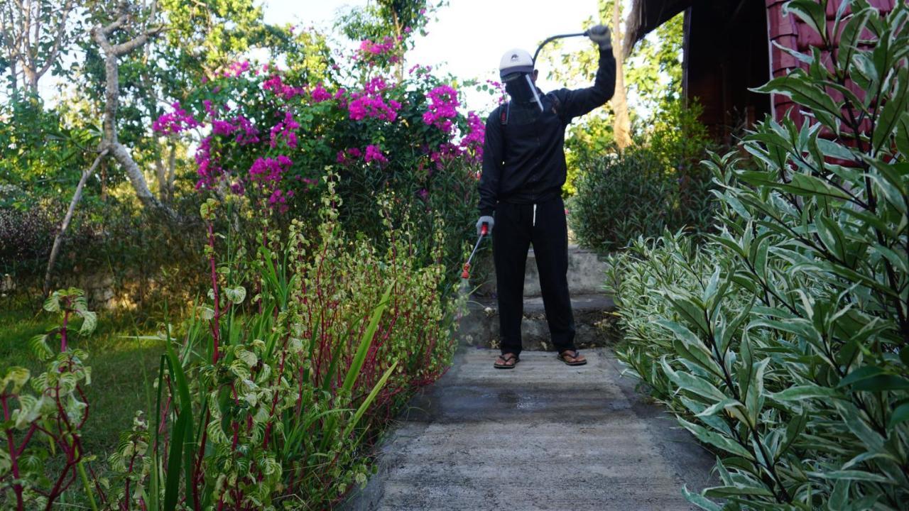 Bougainvillea Bungalow Batumadeg Buitenkant foto